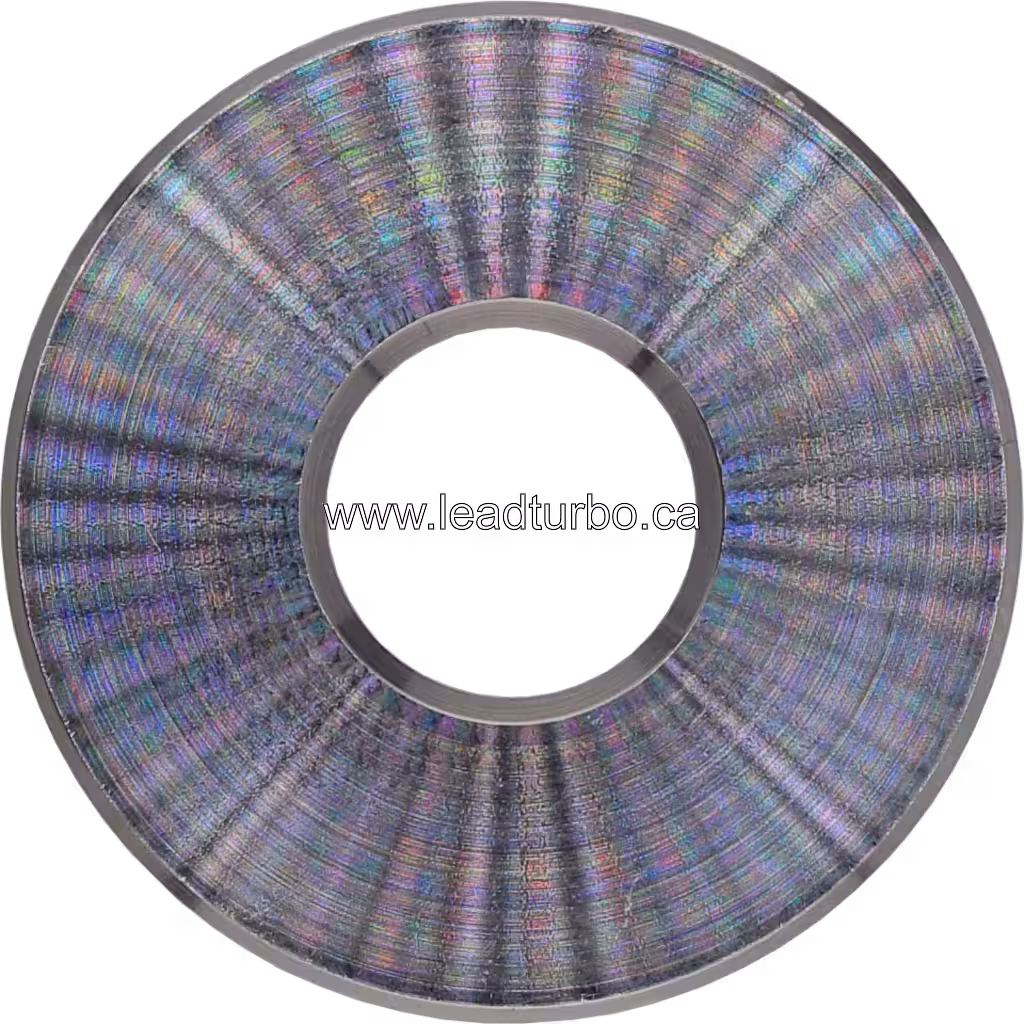 Face inférieure de la bague de poussée S400 avec motif iridescent