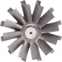 Turbine wheel 199796 para CAT 3406C vista replacement com furo central