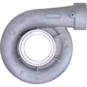 FOR 3594111 CH Compressor Housing HC5A für Cummins KTTA19, Frontansicht
