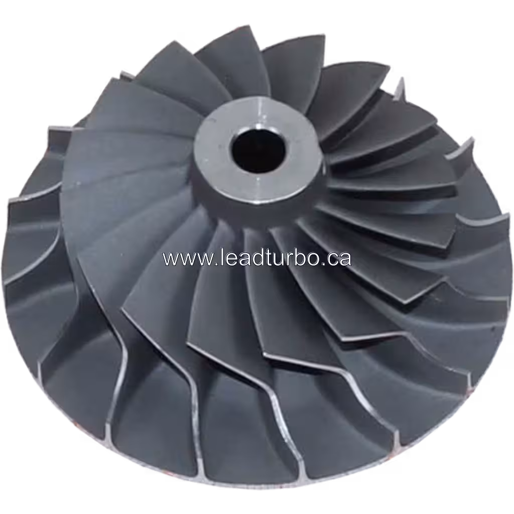 Roda Compressora de Turbocompressor vista frontal