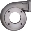 MAN D0836LFL02 Turbinegehäuse Detailansicht