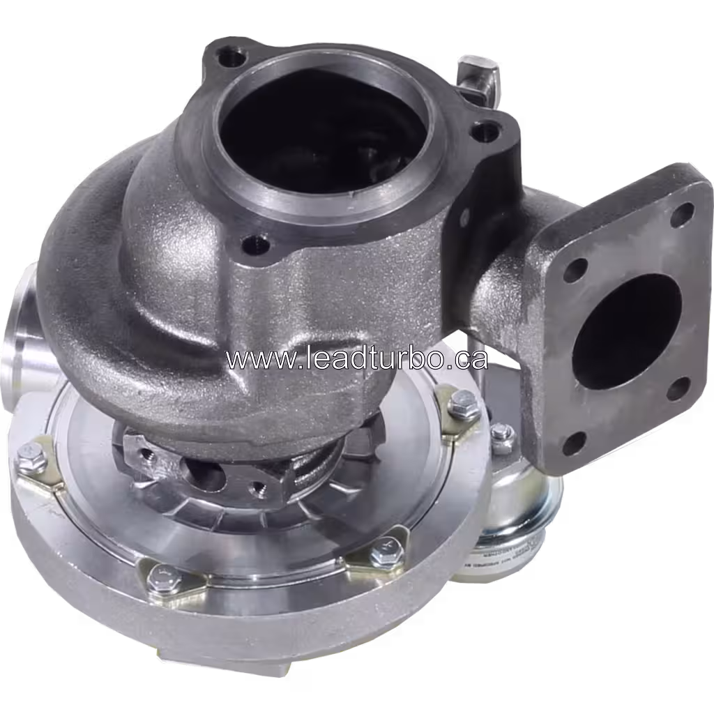 Turbocompressor 2674A404 GT25 para Perkins 1104A - Reposição bottom 45 degree view
