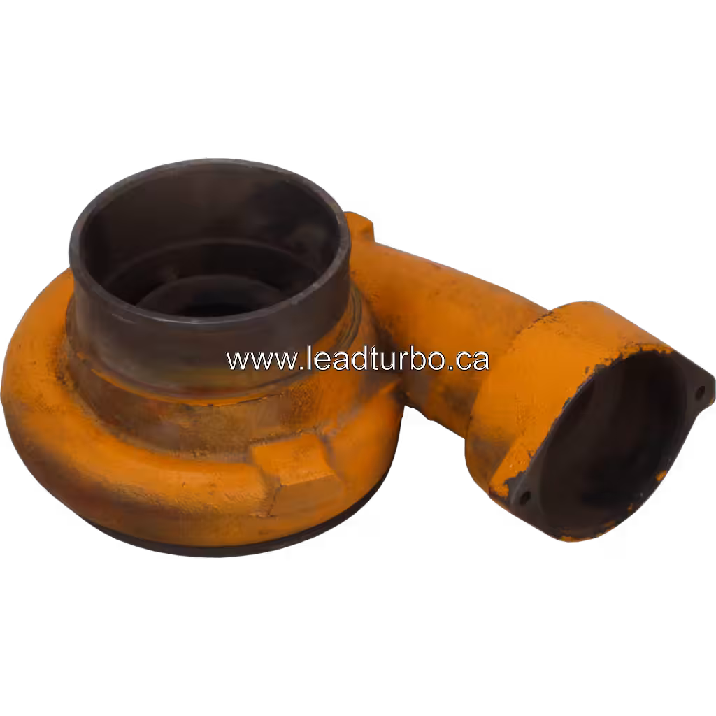 258-6590 Compressor Housing GTA4708 Turbocharger - CAT Earth Moving Replacement 45 degree view
