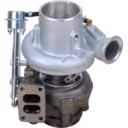 Komatsu PC300-8 turbocharger side view