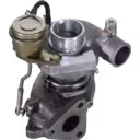 Vista lateral do turbocharger LeadTurbo para motor 4D56