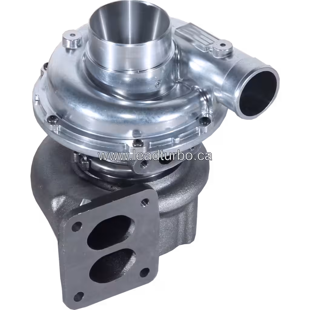 Vue avant du turbocompresseur de remplacement Hitachi EX230-6