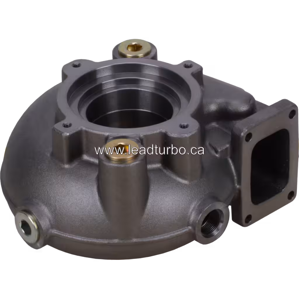 2843504 HX80M Turbine Housing for Cummins Marine K19 Turbocharger 45 degree view