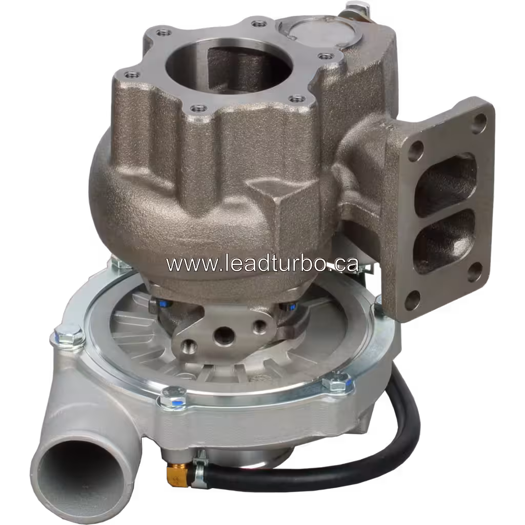 709942-5001 GT3571S Turbocharger para Perkins Vista 6 177HP bottom 45 degree view