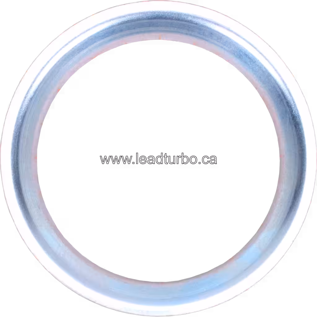 Frontansicht des metallischen Inlet Baffles für HX35W Turbolader, Teilenummer FOR 3597180 HO