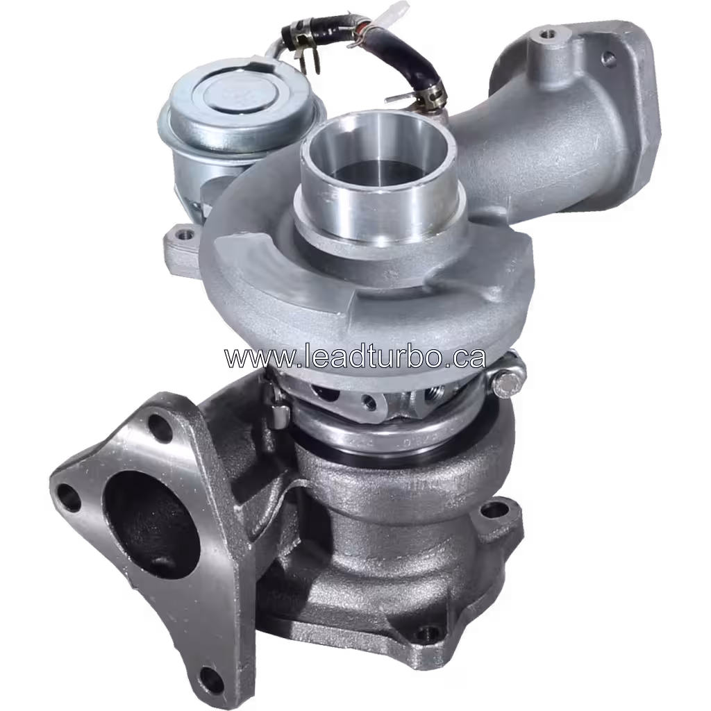 Vista lateral del turbo reemplazo 14411AA710