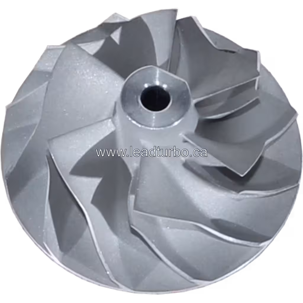 Roue de compresseur 702492-0001 GT1752S pour Hyundai H1 D4CB 45 degree view