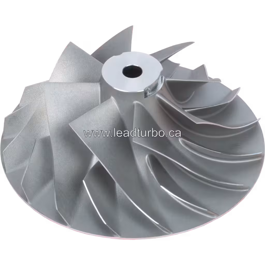 Rueda de compresor 3593926 para Cummins QSK78 vista replacement a 45 grados