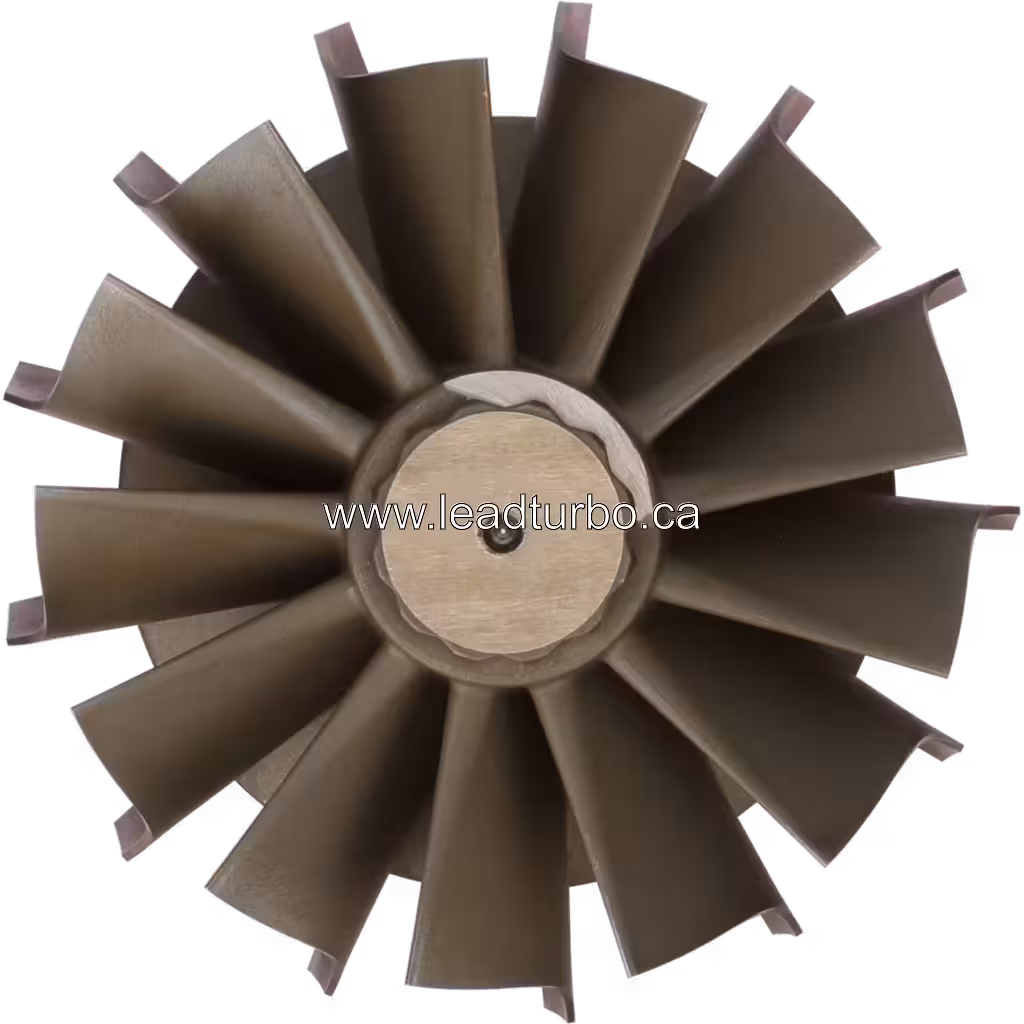 Vista frontal e replacement da Turbine Wheel 4035360 para Cummins QSK50