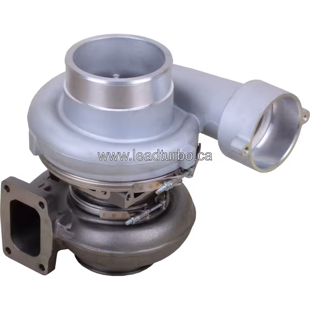 Vista frontal del turbocompresor para equipos D11N
