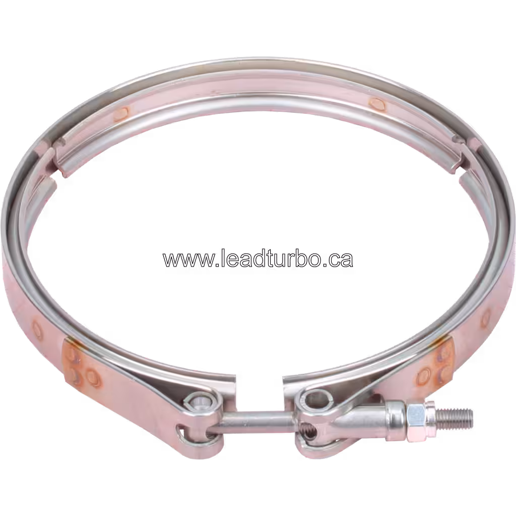 V-Band de Turbocompressor 138374 S4DW-018 para CAT 3208 45 degree view