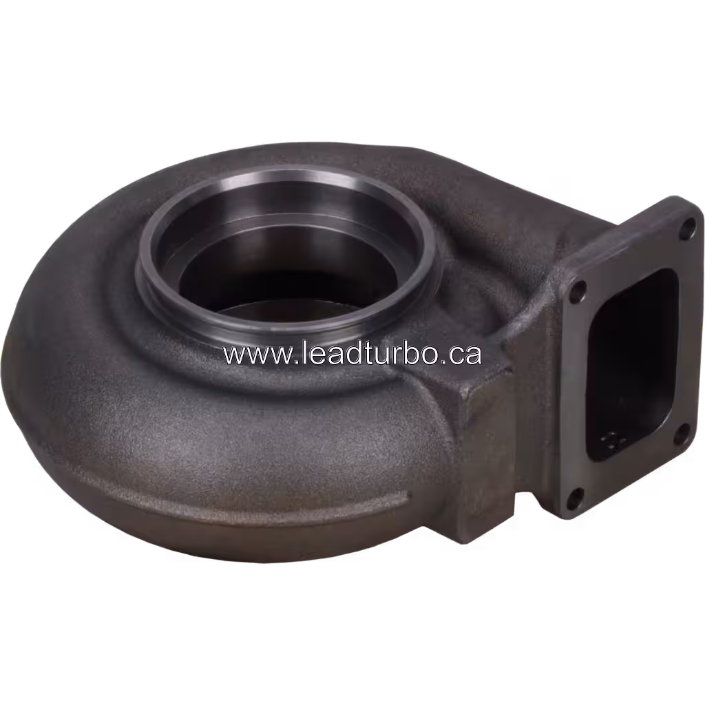 Carcaça de turbina HX82 com flange retangular e quatro furos de parafuso