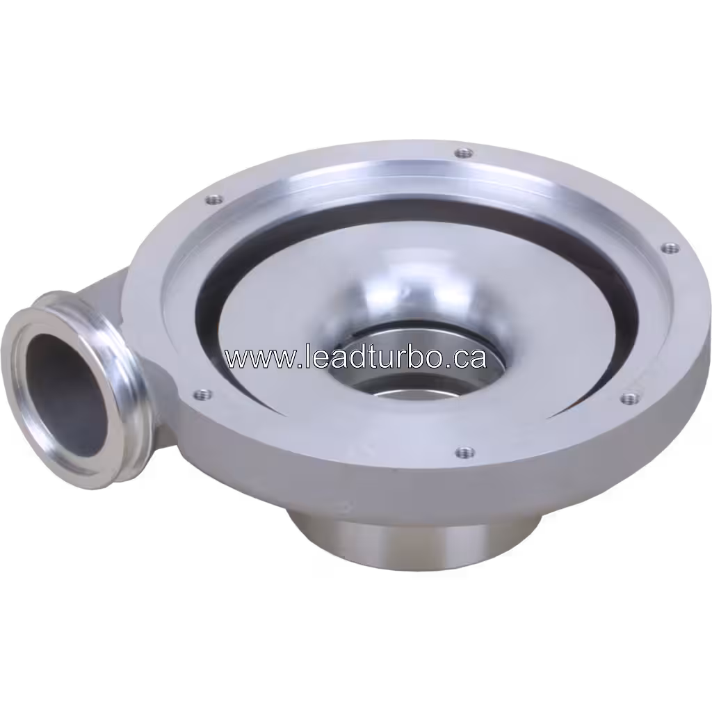 5109100-7831 CH Compressor Housing for J96 Turbocharger Replacement bottom 45 degree view