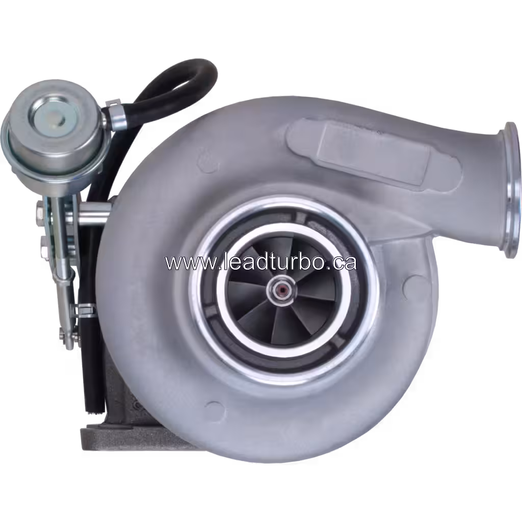 Turbocharger 6743-81-8040 HX40W com carcaça do compressor e volante visível