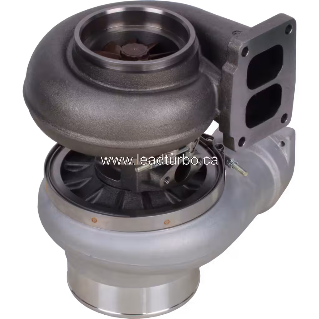 Турбокомпресор 7C6615 (TV7804/UTV7804) для CAT 3406 360HP bottom 45 degree view