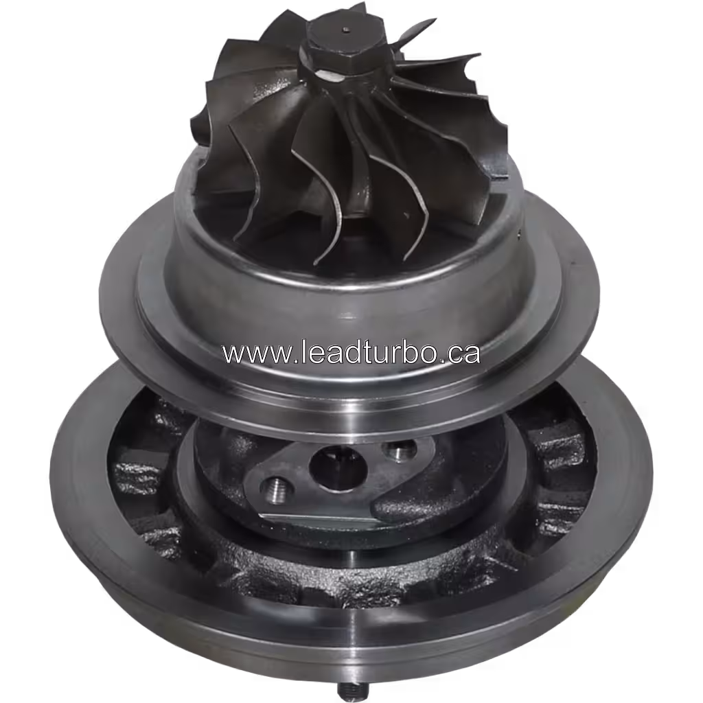 Core турбокомпресора 2W7277 (TV6142) для CAT D6G, D6D, 3306 bottom 45 degree view