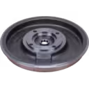 Vista inferior a 45 graus da placa traseira FOR 3594117 BP com flange de montagem