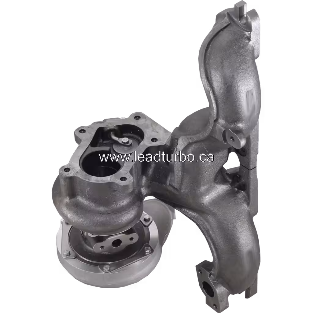 Turbocompresseur 704136-5003 GT2256MS pour Isuzu NPR 4HG1-T bottom 45 degree view