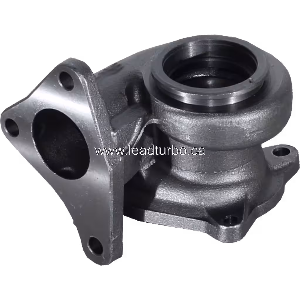 49477-04000 TH Корпус турбіни TD04L 49477-04000 TH для Subaru Impreza WRX GT (EJ255) bottom 45 degree view