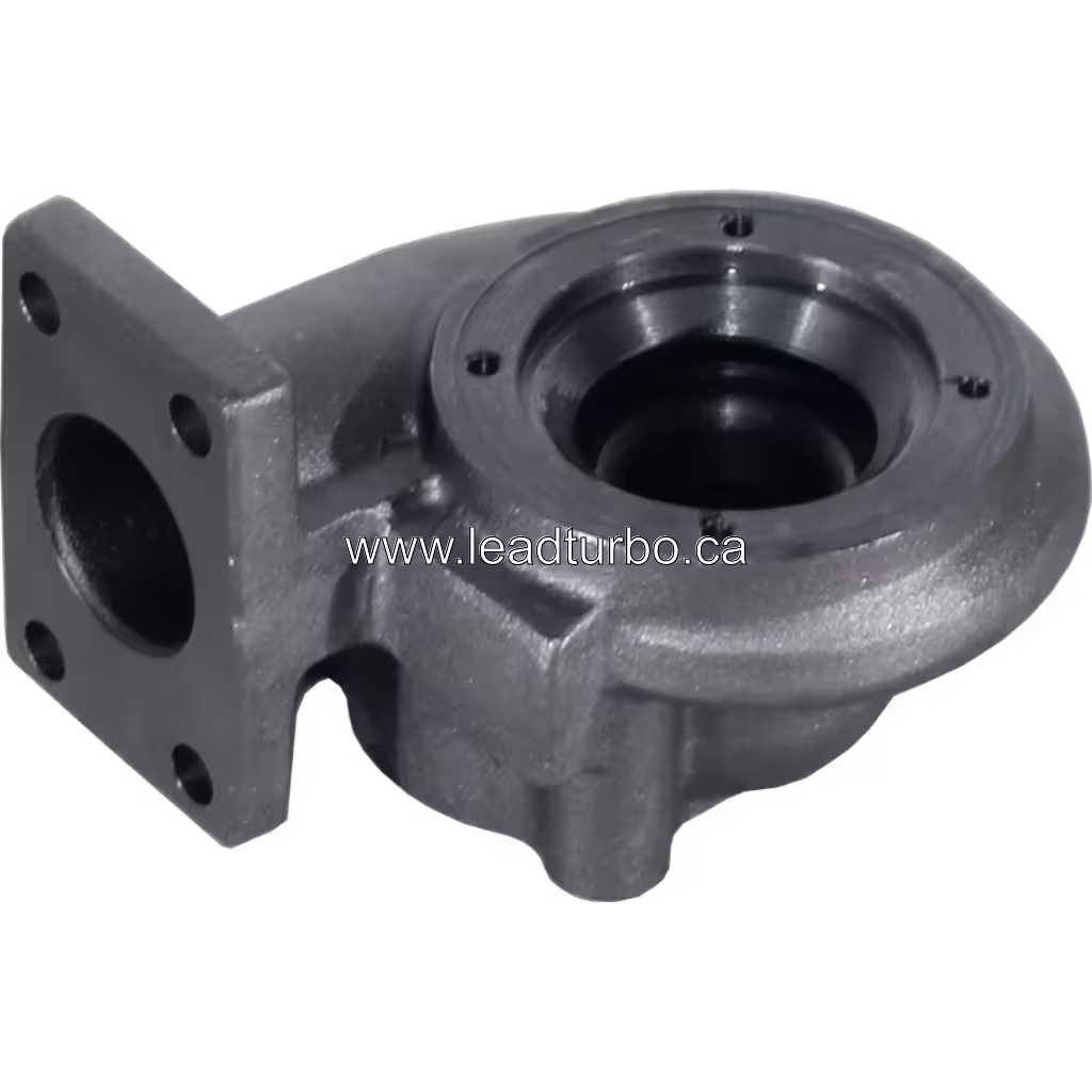 728643-0003 GT2049S Turbine Housing Replacement for Perkins 1103A bottom 45 degree view