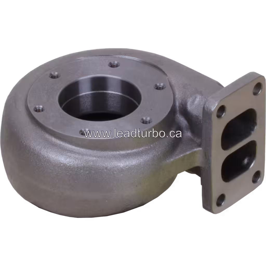 Carter Turbine 3524748-cast H1E pour Turbo Volvo TXD73 45 degree view