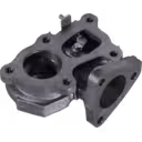 Carter turbine Mitsubishi 4M40 vue de face