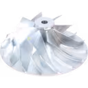 Compressor wheel 2835438A HX83 para CUMMINS QSK19 805HP - Vista replacement 45 graus