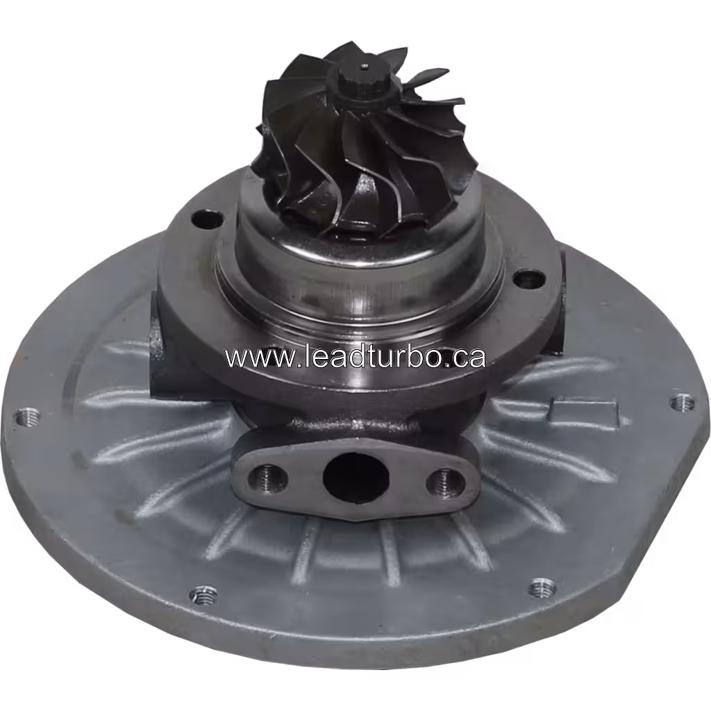 Core турбокомпресора RHE62 VB720016 для ISUZU 6HE1TC(VIAX) bottom 45 degree view