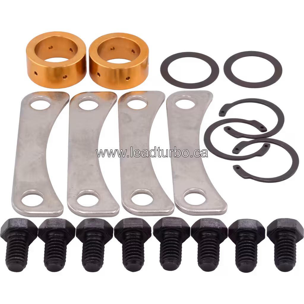 Composants du kit de réparation 468416-0000: bagues en cuivre, joints et carters
