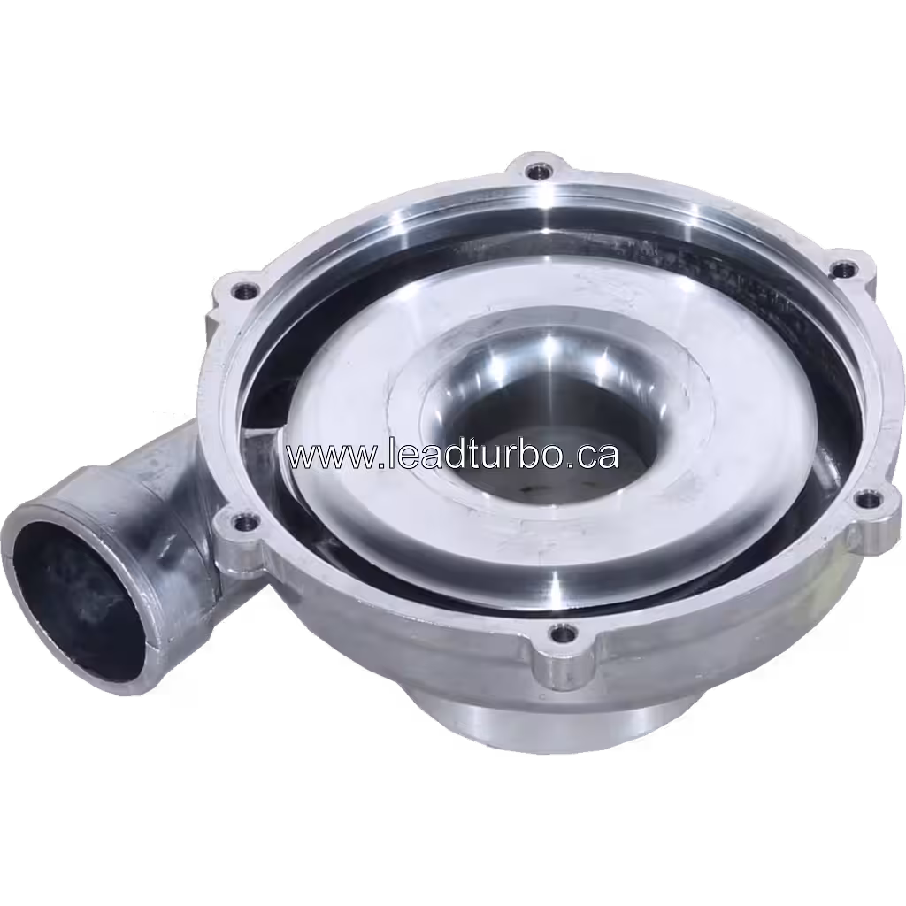 Detalhe da carcaça de compressor NH374103 com furos de montagem