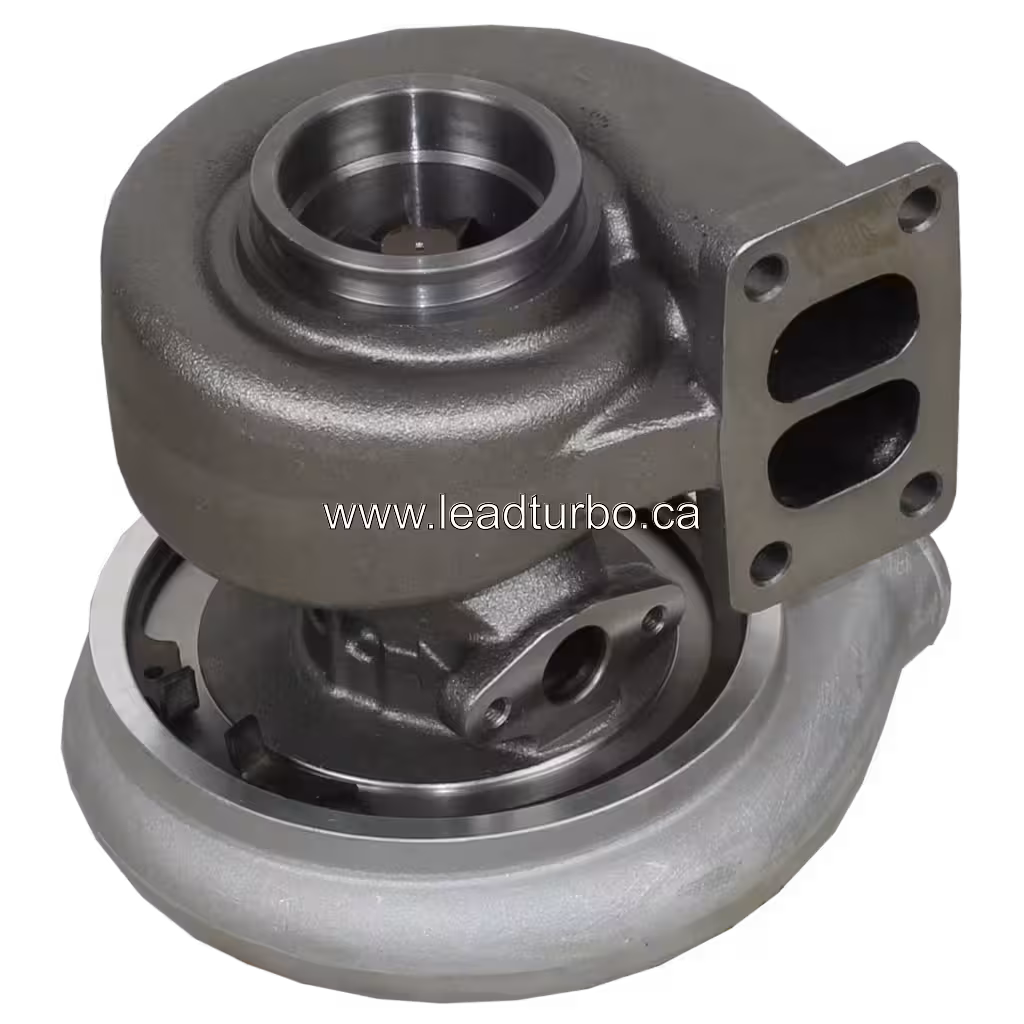 Turbolader Assembly mit Halterung und Anschlüssen