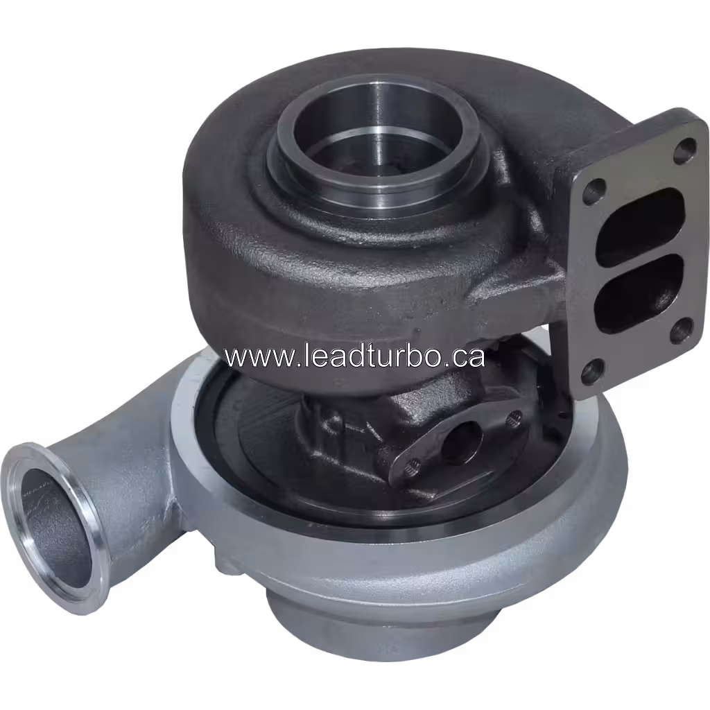 Turbosprężarka 3802819 HX35 – zamiennik do Cummins 6BTAA bottom 45 degree view