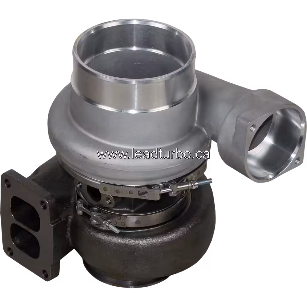 Vista lateral del turbo reemplazo 7C6615