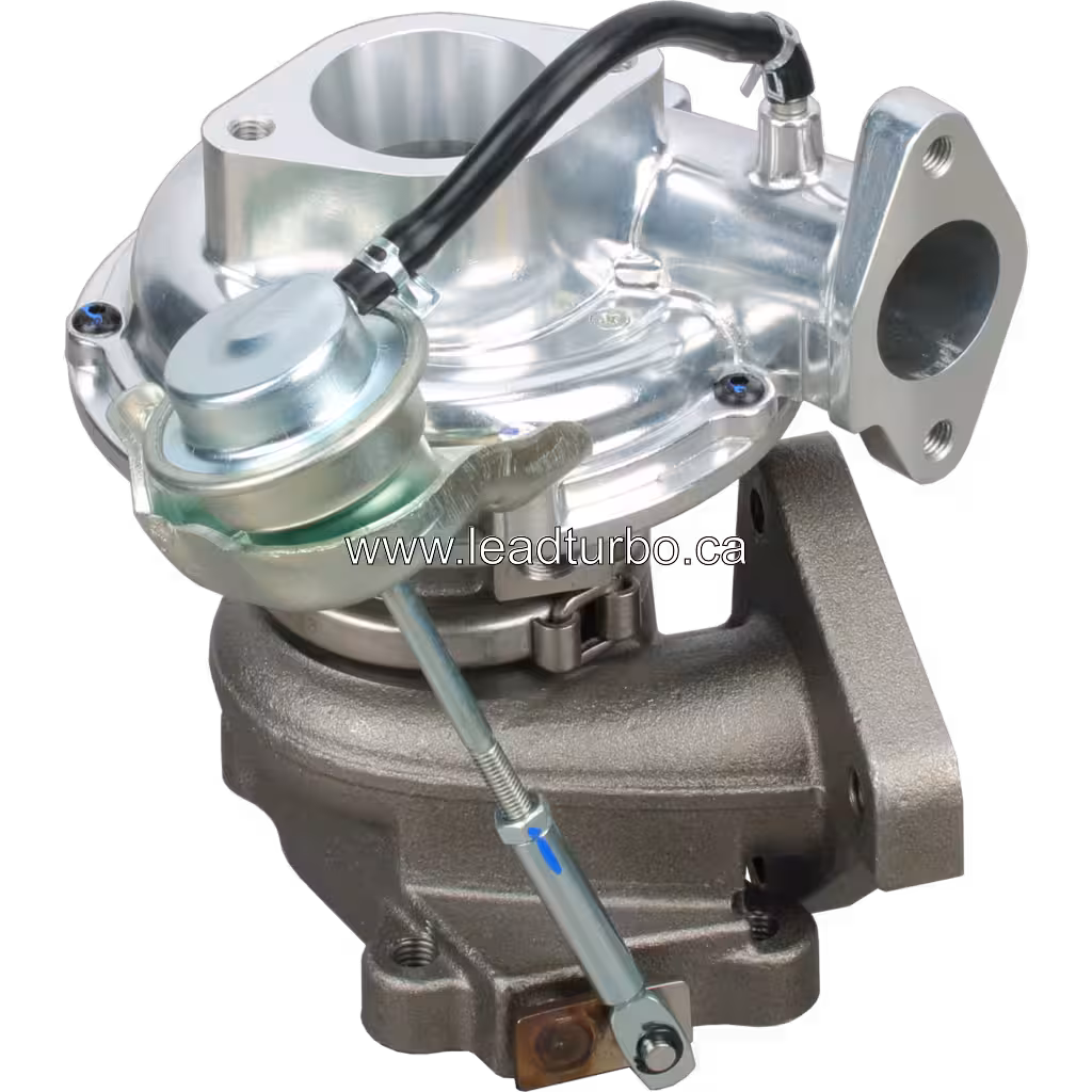 Turbosprężarka RHF4H 14411-VM01A widok z boku z numerami OEM