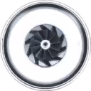 Core de turbocompresor J96 FOR VJ38 vista frontal
