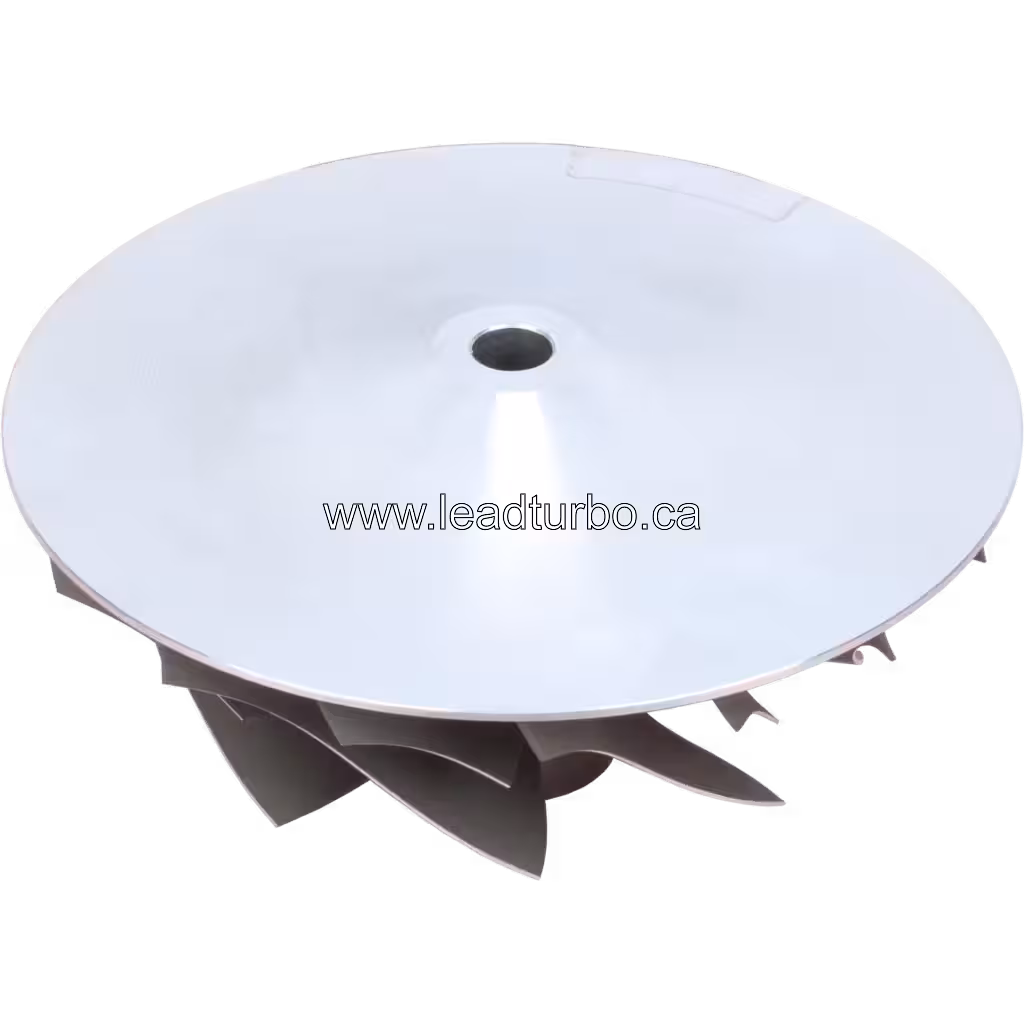 3533704 Compressor Wheel Replacement for Cummins KTA50 HX80 HX85 bottom 45 degree view