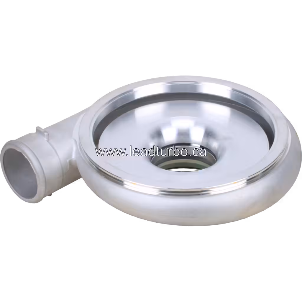 Vista inferior a 45 grados del Compressor Housing FOR 4038022 CH para turbocompresor HX82