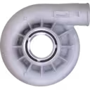 Vista frontal de Compressor Housing FOR 4038022 CH HX82 para CUMMINS