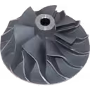 Koło sprężarki 196528 CW do turbosprężarki J96 – widok z przodu