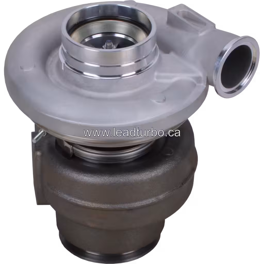 Turbolader 20857657 für Volvo MD13 von oben mit Turbinengehäuse