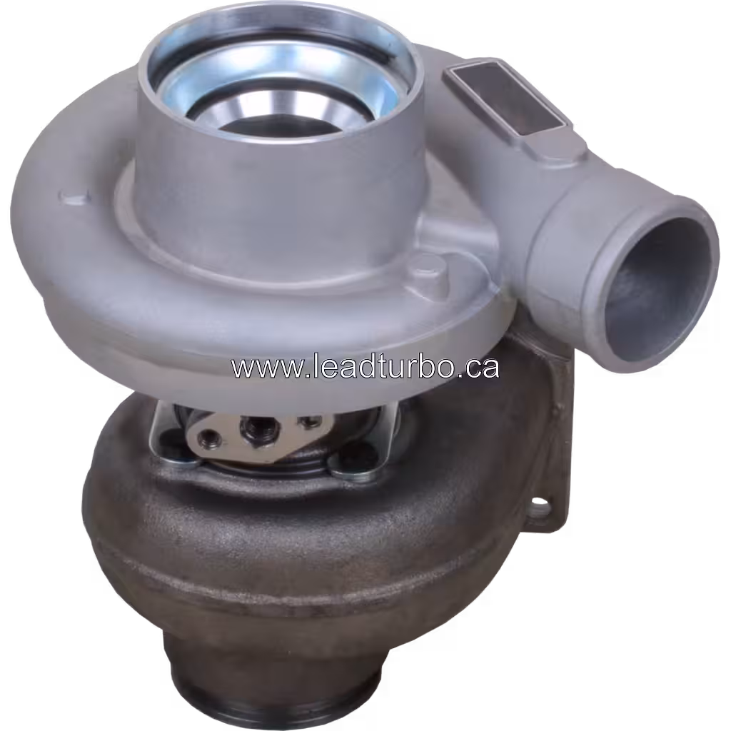 Turbocompressor Komatsu S6D102E vista lateral