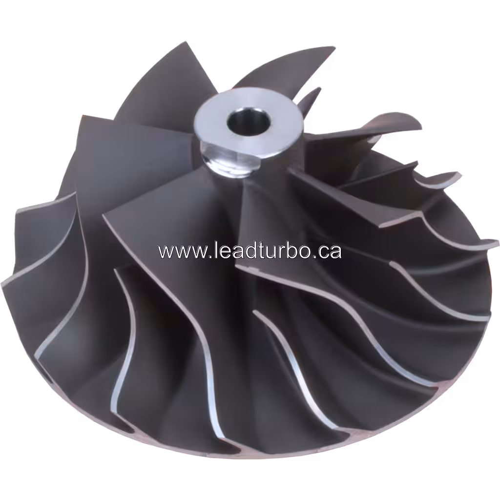 171449 Compressor Wheel S300S-091 Turbocharger - John Deere 6081H Replacement 45 degree view