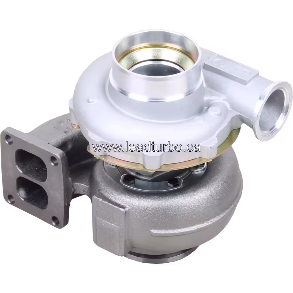 H2E Turbocharger side view with compressor housing