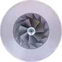 Volvo B9S turbo core assembly detail