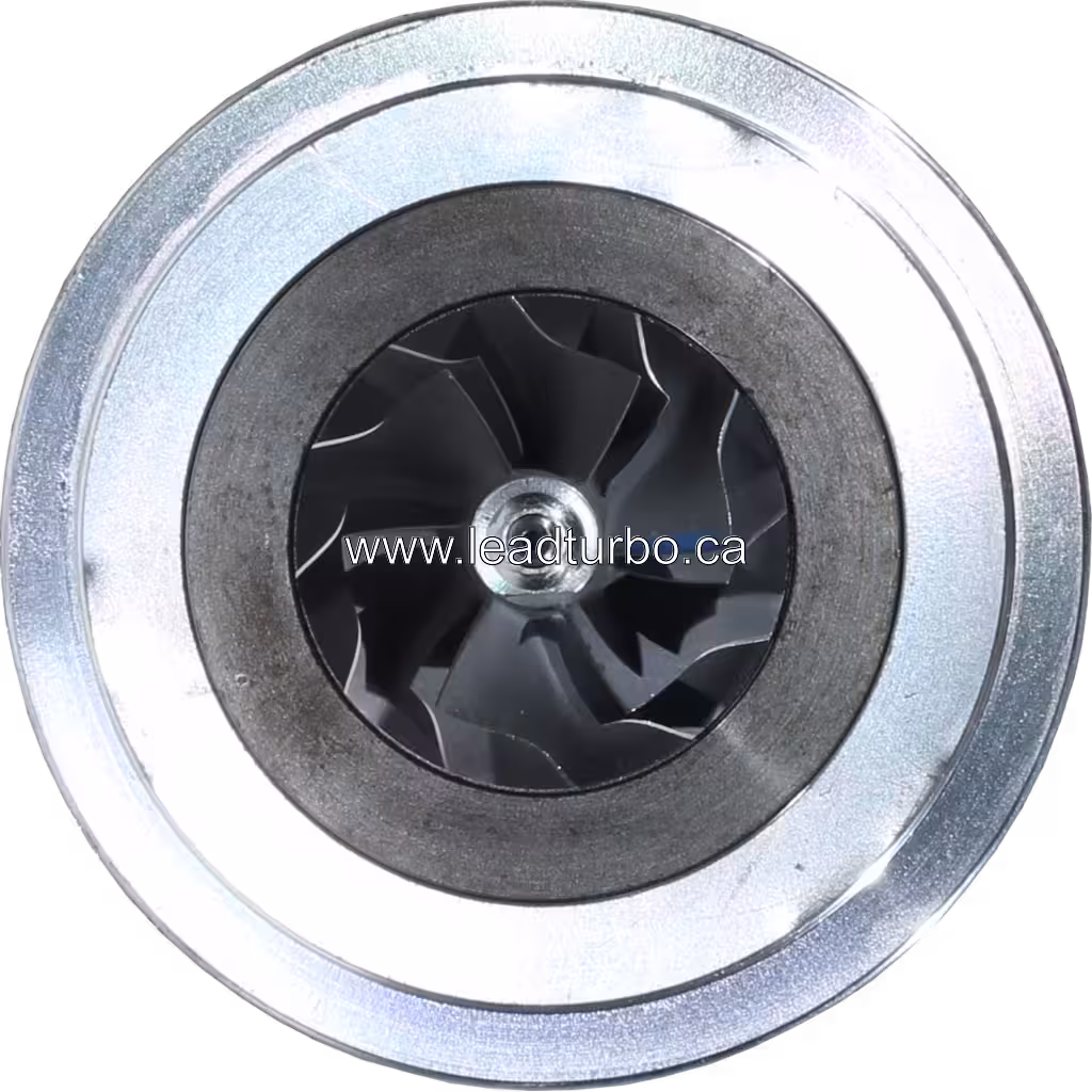 Front view of 431876-0109 GT2560S turbocharger core assembly