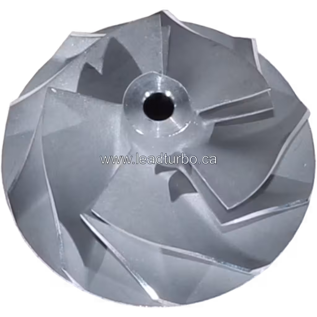 HH136610 J96 turbocharger compressor wheel top view